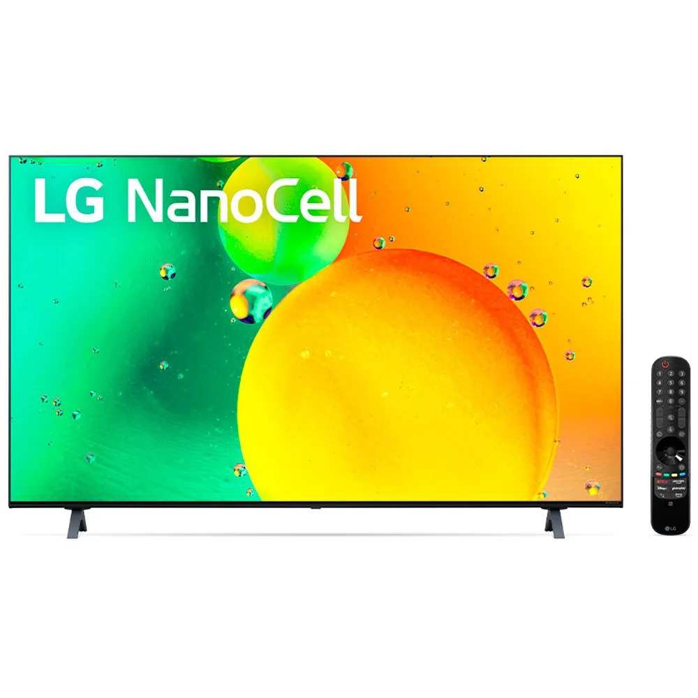 Smart TV LG 65 Polegadas, LED UHD 4K Nanocell, Wi-Fi, 3 HDMI, 2 USB - 65nano75sqa Smart TV LG 65 Polegadas, LED UHD 4K Nanocell, Wi-Fi, 3 HDMI, 2 USB - 65nano75sqa