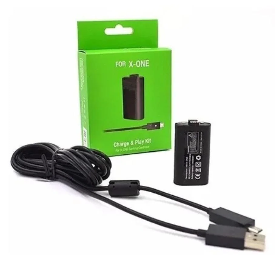 Bateria Xbox, One Xbox S Com Cabo Carregador Controle Charge