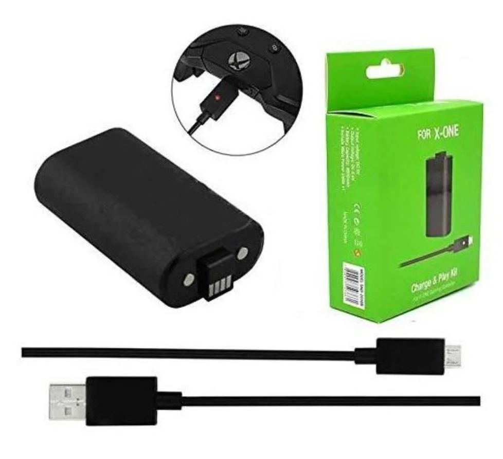 Bateria Xbox, One Xbox S Com Cabo Carregador Controle Charge