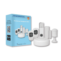 Kit Alarme De Segurança Inteligente Novadigital Wifi Com App Rf Alexa