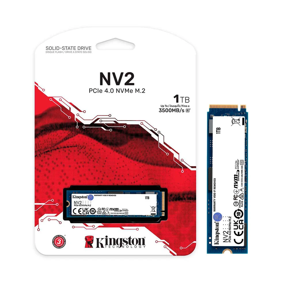 SSD Kingston Nv2 1TB M2 2280 Nvme Pcie 40 X4