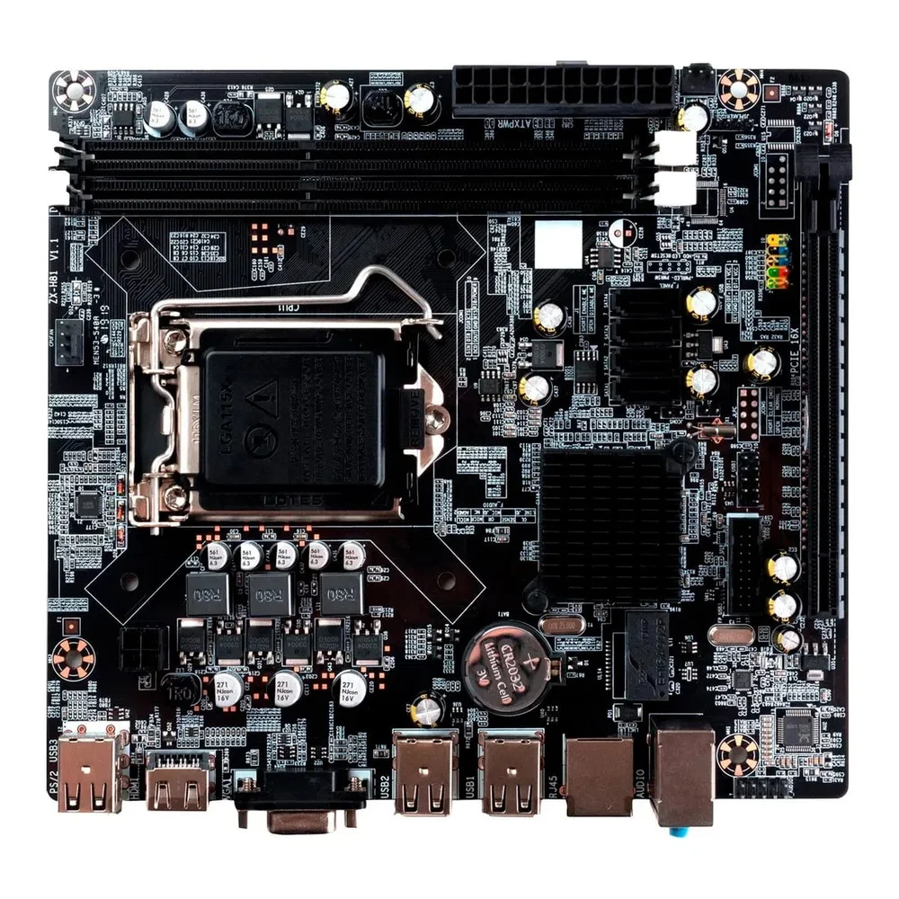Placa-Mãe Goldentech, Intel, LGA 1151, H310C, DDR4, GT Placa-Mãe Goldentech, Intel, LGA 1151, H310C, DDR4, GT