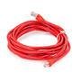Patch Cord Cat5e, Montado Vermelho - 75 Metros