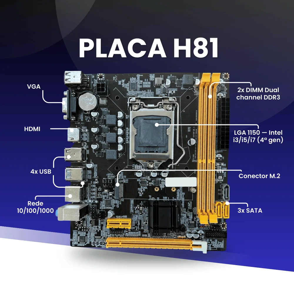 Kit PlacaMe Processador Memória KaBuM