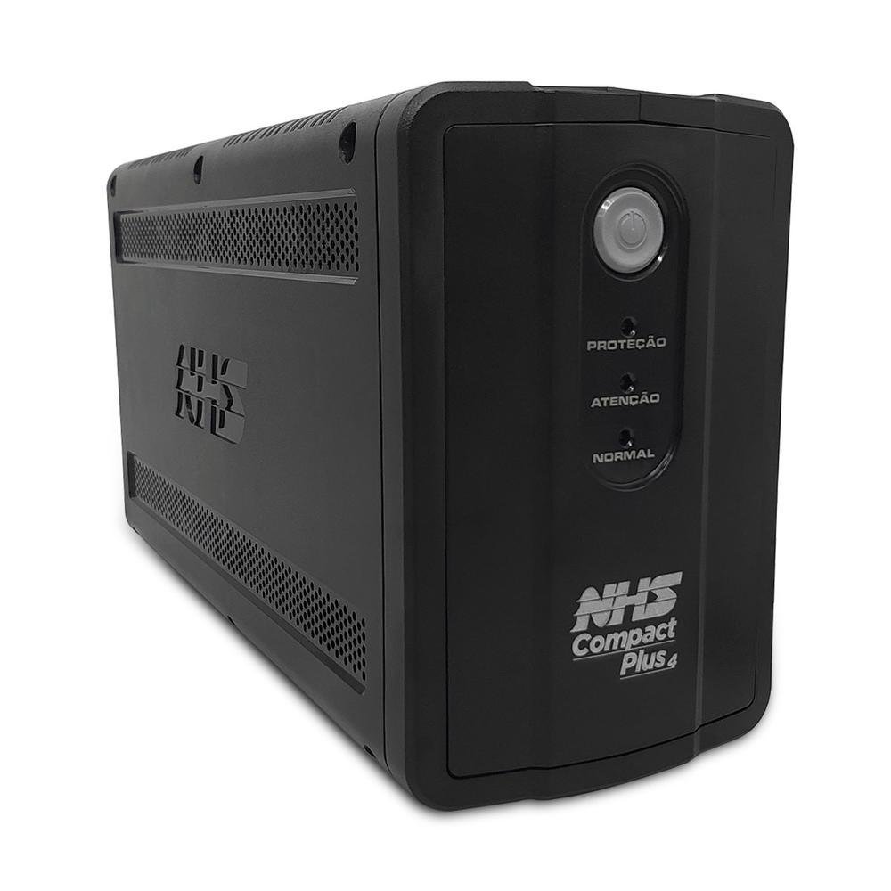 Nobreak 1400va Nhs Compact Plus 4 Senoidal, Entrada Bivolt, S/120v, Bat. 2x 9ah/12v - 91.b0.a01403