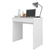 Mesa Escrivaninha Gran Belo,80 Cm, Para Notebook, Com Gaveta, Case Mdp, Branco G01