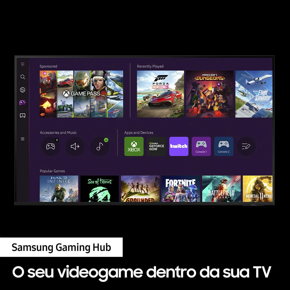 Smart Tv 4k Samsung Crystal Uhd 65 Polegadas, Com Painel Dynamic Crystal Color, Design Airslim E Alexa Built In - 6 Smart Tv 4k Samsung Crystal Uhd 65 Polegadas, Com Painel Dynamic Crystal Color, Design Airslim E Alexa Built In - 6