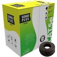 Caixa De Cabo De Rede CAT5e Furukawa Sohoplus, Utp 305mts, Utp Cor:preto