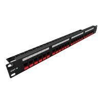 Patch Panel CAT6 Furukawa Gigalan, 24 Portas U/utp RJ45
