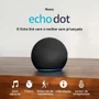 Echo Dot 5ª Geração Amazon, Com Alexa, Smart Speaker, Preto