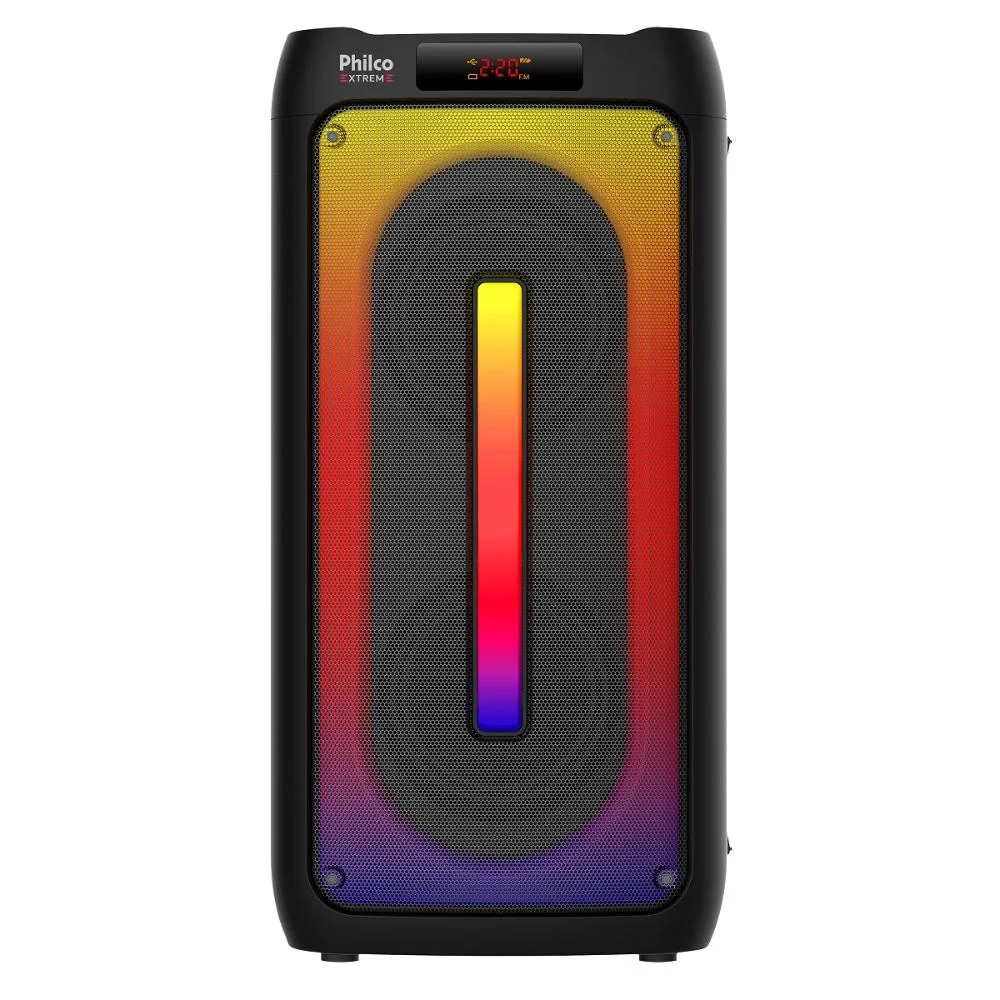 Caixa De Som Acústica Philco Pcx4500, Bluetooth, USB, Flashlight, TWS, 300w. Caixa De Som Acústica Philco Pcx4500, Bluetooth, USB, Flashlight, TWS, 300w.