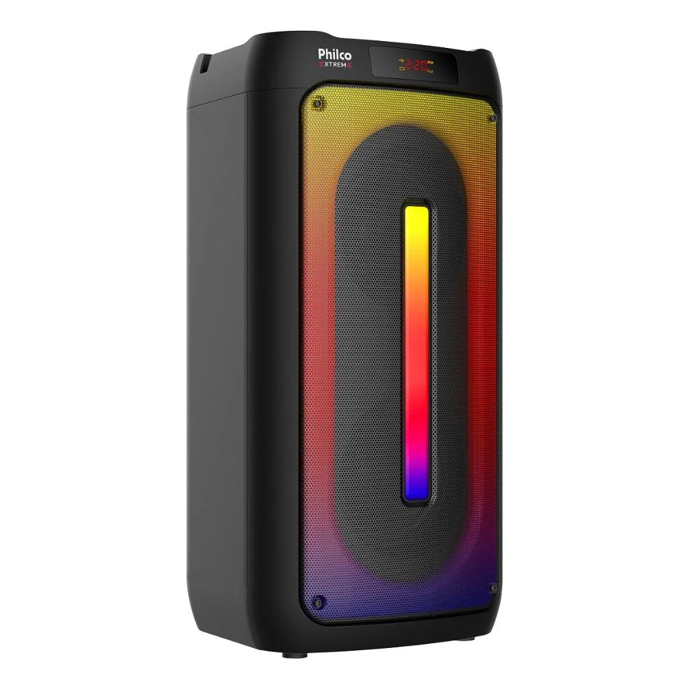 Caixa De Som Acústica Philco Pcx4500, Bluetooth, USB, Flashlight, TWS, 300w. Caixa De Som Acústica Philco Pcx4500, Bluetooth, USB, Flashlight, TWS, 300w.