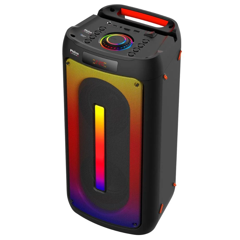 Caixa De Som Acústica Philco Pcx4500, Bluetooth, USB, Flashlight, TWS, 300w. Caixa De Som Acústica Philco Pcx4500, Bluetooth, USB, Flashlight, TWS, 300w.