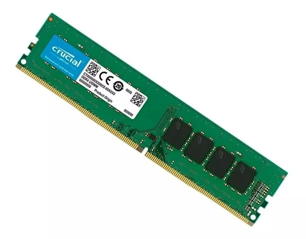 Memória Crucial 8GB 2400mhz DDR4 12v KaBuM