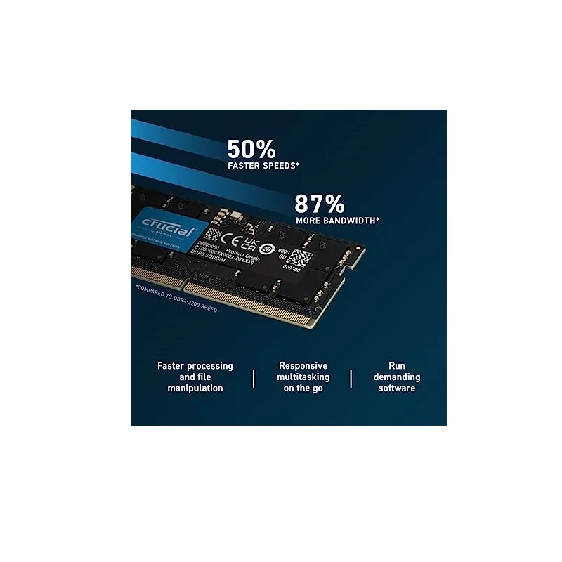 Memória Crucial 16GB 5600Mhz DDR5 KaBuM