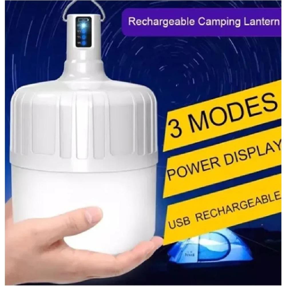 Lâmpada Dex De LED Bulbo, de Emergência, 48w, 6500k, Recarregável, Portátil