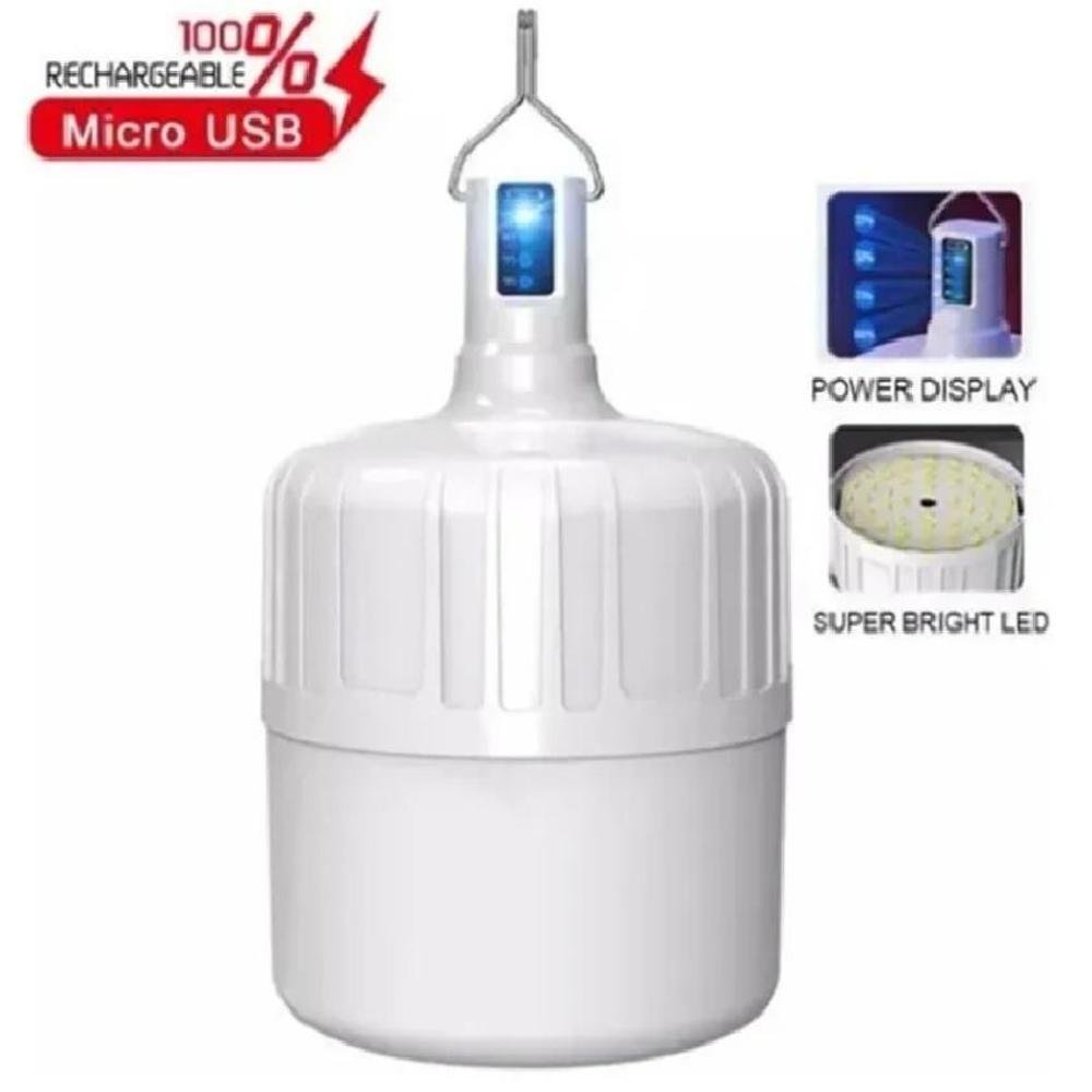 Lâmpada Dex De LED Bulbo, de Emergência, 48w, 6500k, Recarregável, Portátil
