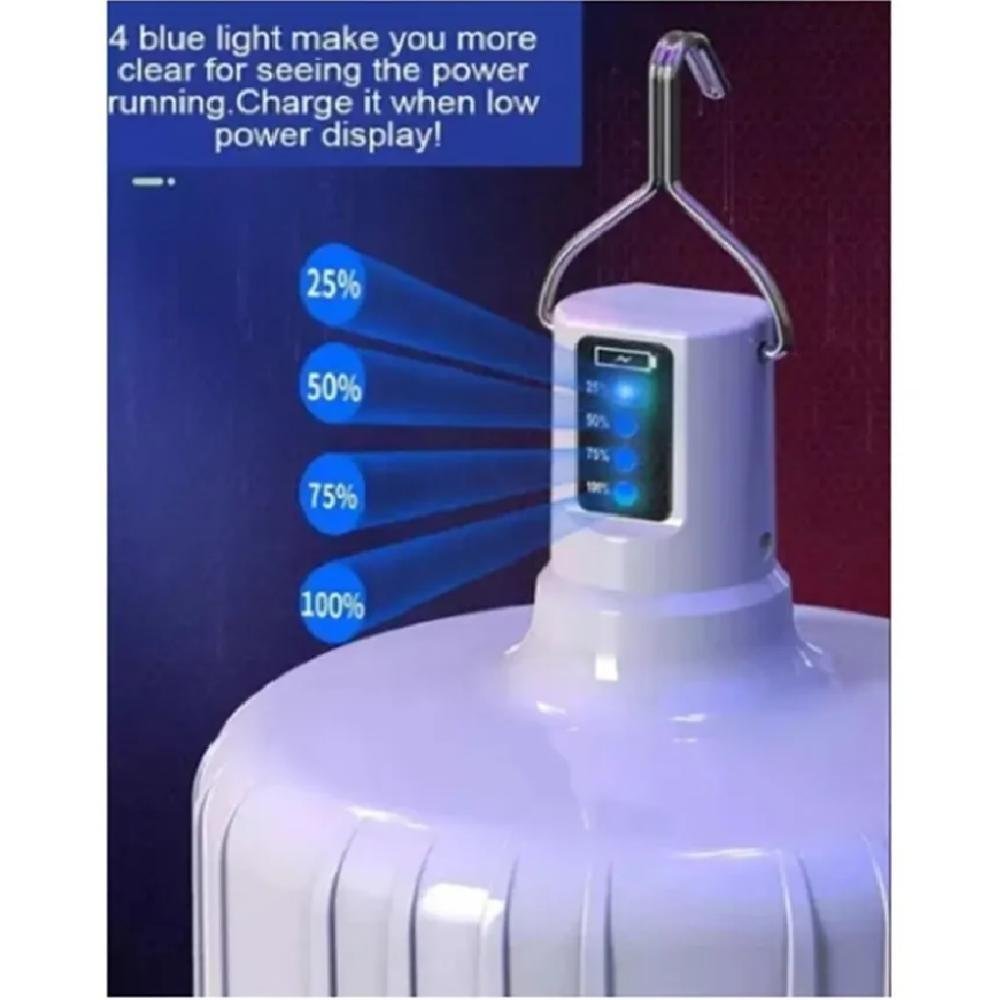 Lâmpada Dex De LED Bulbo, de Emergência, 48w, 6500k, Recarregável, Portátil