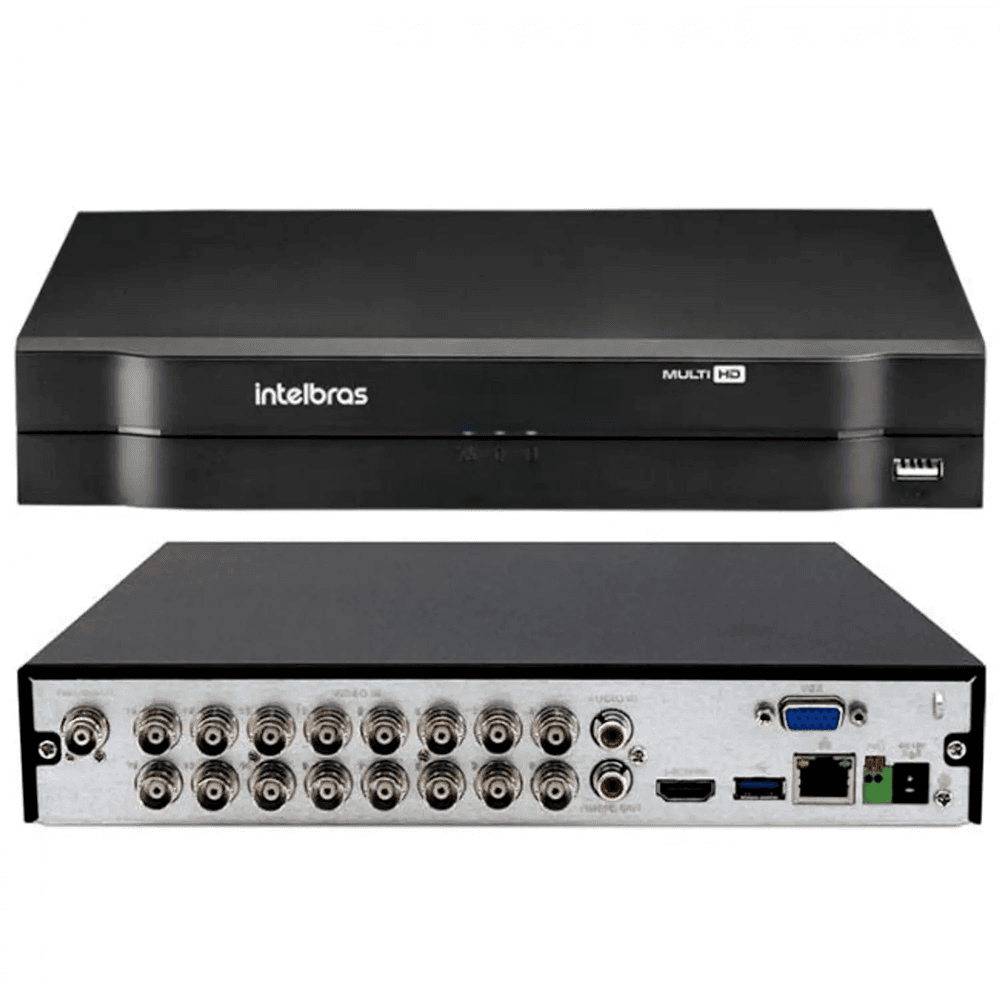Kit 11 Câmeras Intelbras, Multi Hd, 1120b, DVR 16 Canais, S/ HD
