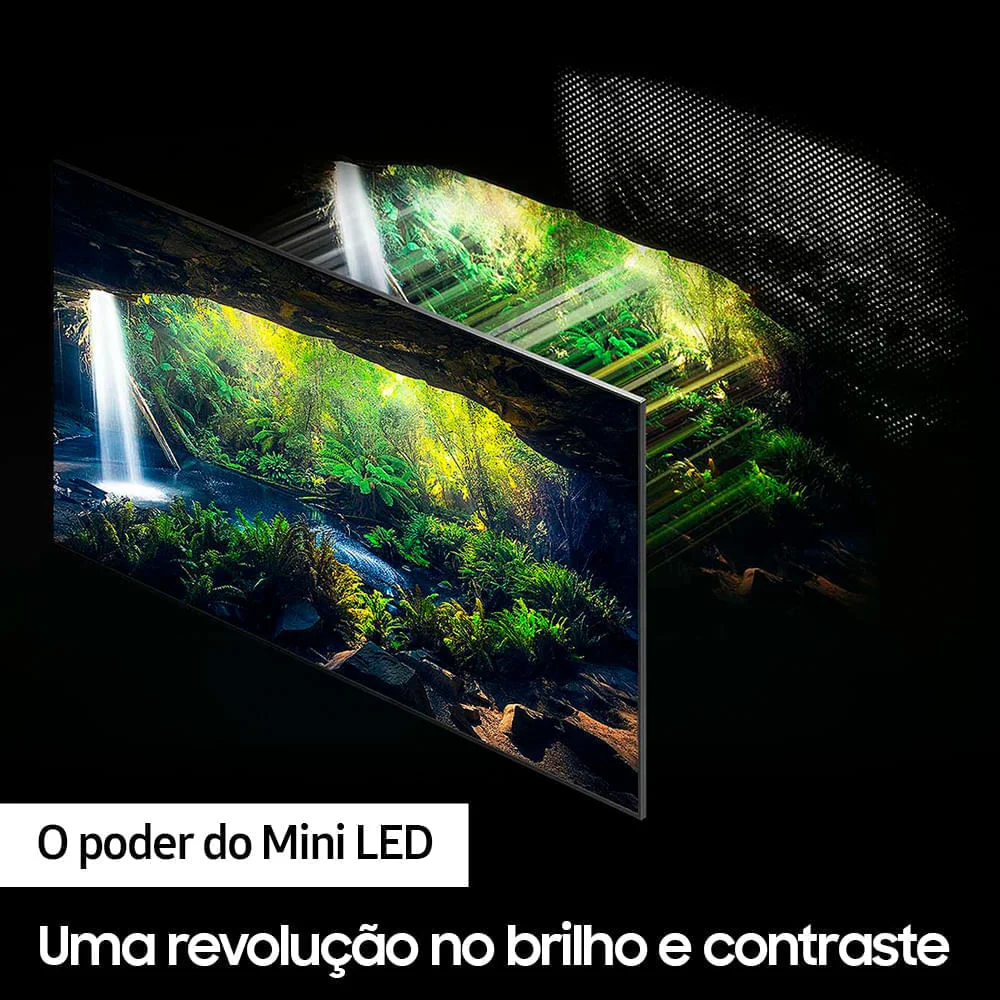 Smart TV Samsung 85 Polegadas, Neo Qled, 8K, Processador Com IA, Preto/Titan - 85qn800c