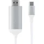 Cabo USB-C A HDMI Satechi St-chdmis, 1.8m - Prata