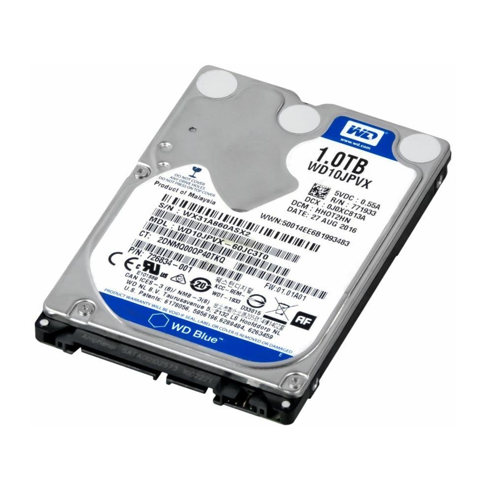 HD Western Digital 1TB Notebook Wd10jpvt KaBuM