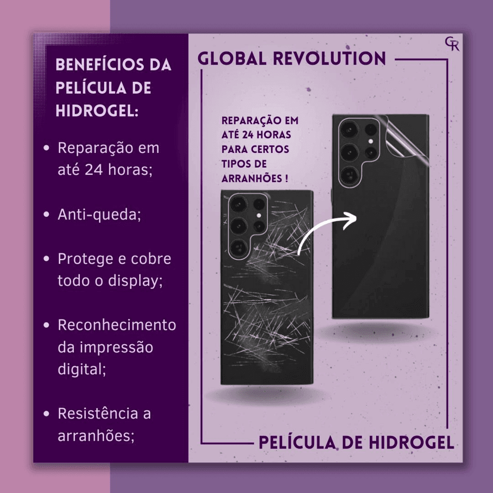 Película Hidrogel Hd Verso Para Motorola Moto Edge 40 Pro