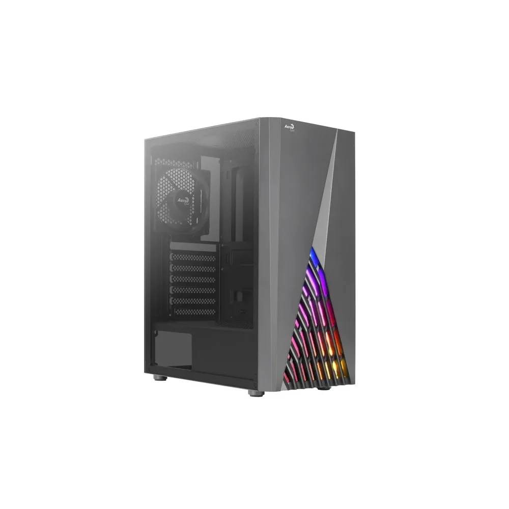 Gabinete Gamer Aerocool Delta RGB, USB 3.0, Lateral Vidro, Preto Gabinete Gamer Aerocool Delta RGB, USB 3.0, Lateral Vidro, Preto