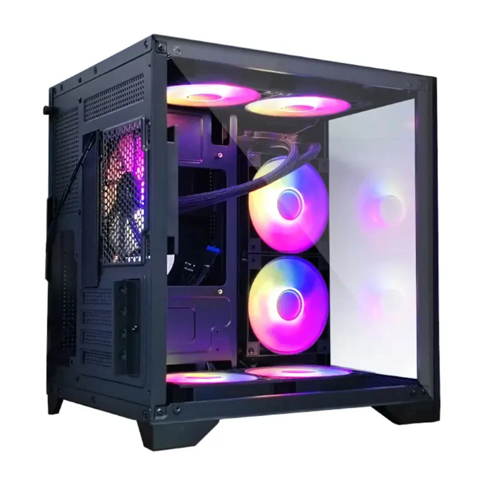 Gabinete Gamer Bpc-345b, Lateral E Frontal Em Vidro, USB 3.0, 4 Coolers Inclusos, Preto Gabinete Gamer Bpc-345b, Lateral E Frontal Em Vidro, USB 3.0, 4 Coolers Inclusos, Preto