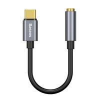 Adaptador De Fone De Ouvido USB, Tipo C Baseus Mi 10, Cinza