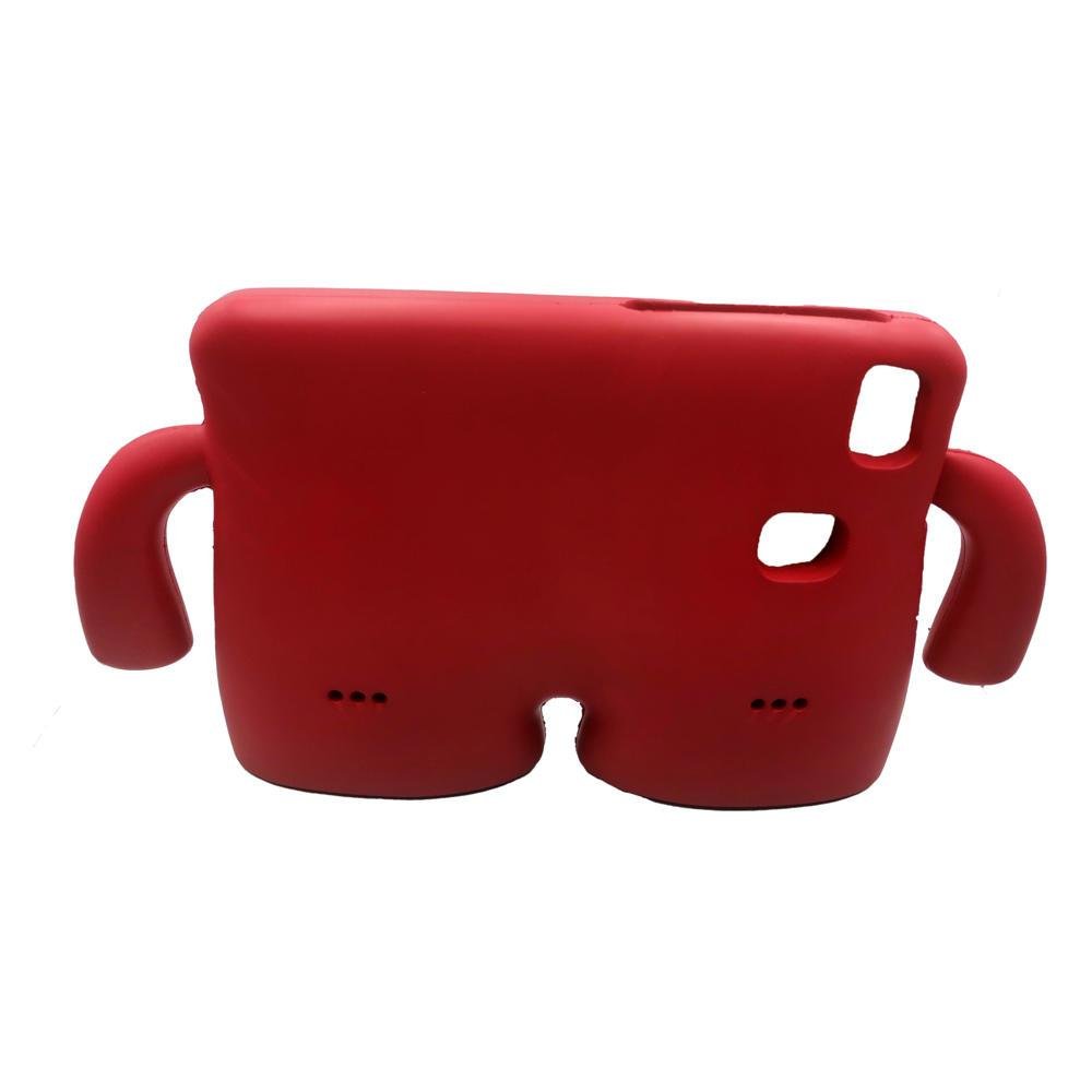 Capinha Compatível Com Samsung Tablet Tab A8, X200, X205, Tela 10.5, A7, T500, T505 - Vermelho