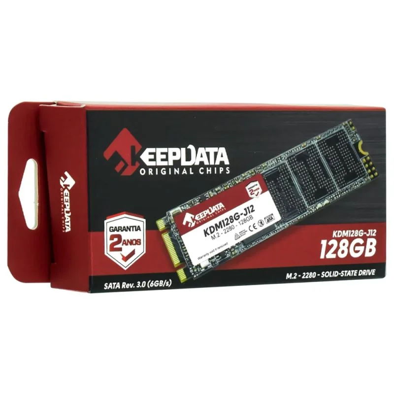 SSD 128GB Keepdata, M.2 2280, Sata Iii 6GB/s, Leitura 550mb/s, Gravação 500mb/s - KDM128G-J12 - view 3