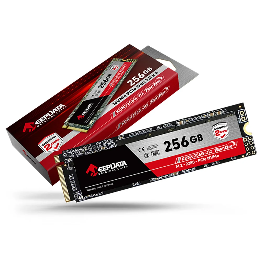 SSD 256GB Keepdata, M.2 2280, Pcie Gen3x4 Nvme, Leitura 2400mb/s, Gravação 1700mb/s - KDNV256G-J12 SSD 256GB Keepdata, M.2 2280, Pcie Gen3x4 Nvme, Leitura 2400mb/s, Gravação 1700mb/s - KDNV256G-J12
