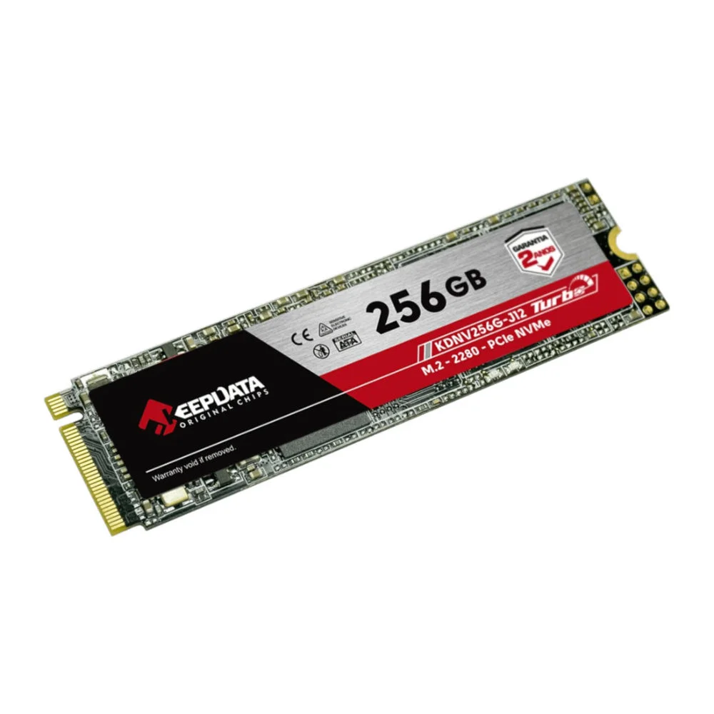 SSD 256GB Keepdata, M.2 2280, Pcie Gen3x4 Nvme, Leitura 2400mb/s, Gravação 1700mb/s - KDNV256G-J12 SSD 256GB Keepdata, M.2 2280, Pcie Gen3x4 Nvme, Leitura 2400mb/s, Gravação 1700mb/s - KDNV256G-J12