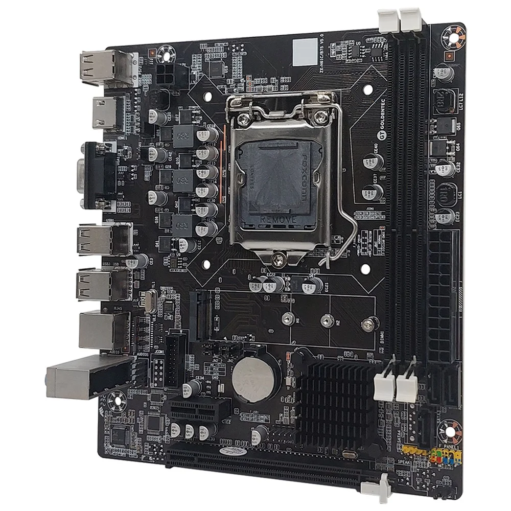 Placa Mãe Goldentec Gt H61 M2, Intel 2ª/3ª Geração, Lga1155, DDR3 Placa Mãe Goldentec Gt H61 M2, Intel 2ª/3ª Geração, Lga1155, DDR3