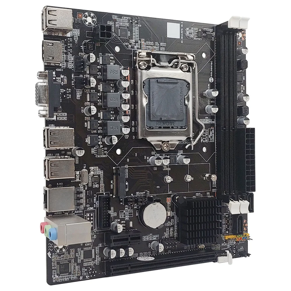 Placa Mãe Goldentec Gt H61 M2, Intel 2ª/3ª Geração, Lga1155, DDR3 Placa Mãe Goldentec Gt H61 M2, Intel 2ª/3ª Geração, Lga1155, DDR3