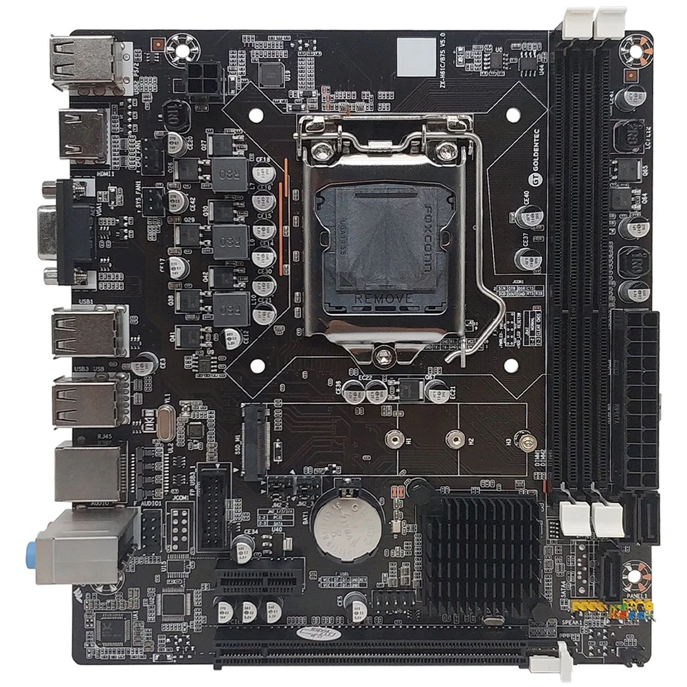 Placa Mãe Goldentec Gt H61 M2, Intel 2ª/3ª Geração, Lga1155, DDR3 Placa Mãe Goldentec Gt H61 M2, Intel 2ª/3ª Geração, Lga1155, DDR3
