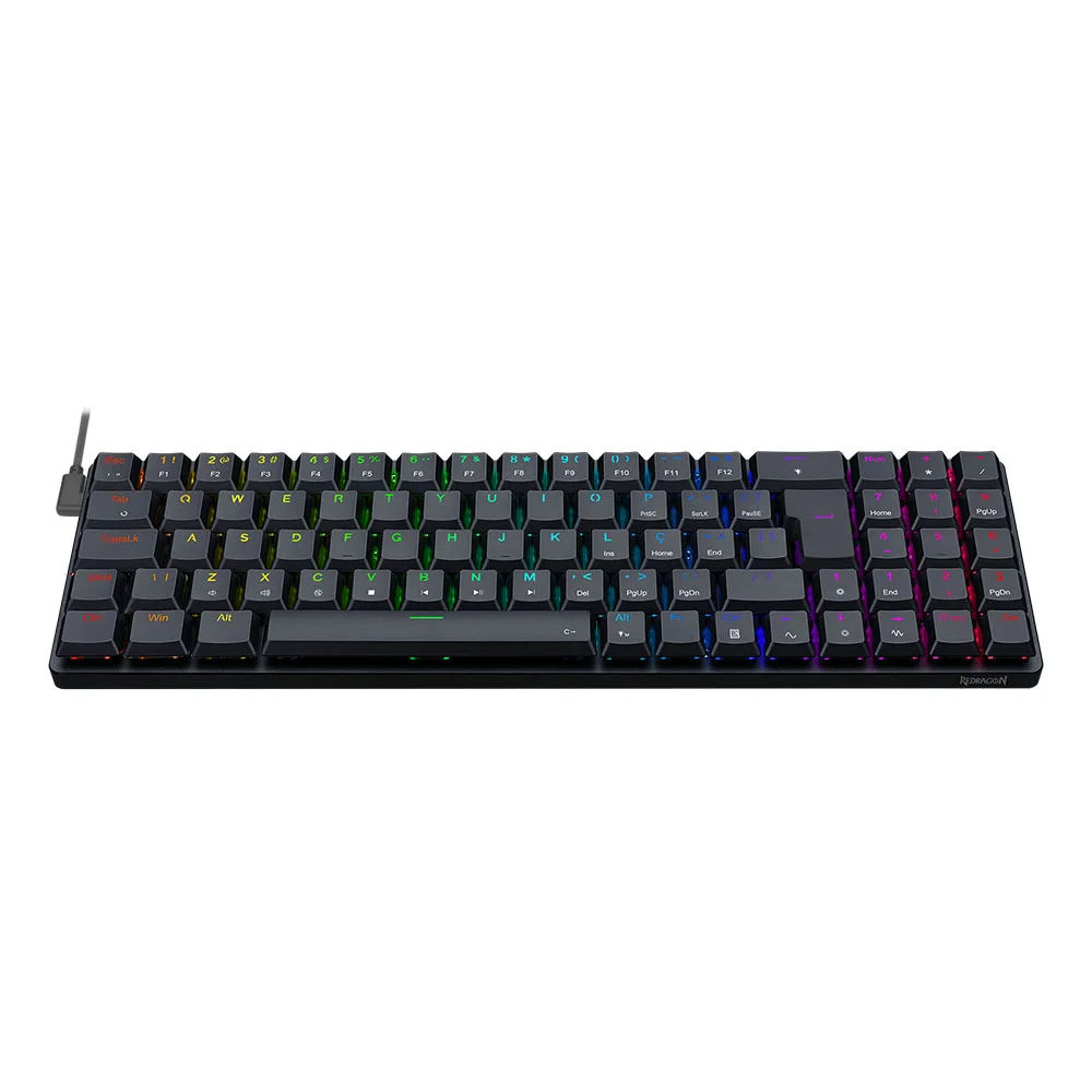 RGB30 ブラック Teclado Mecanico Gamer RedragonAshe RGB KaBuM