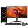 Pc Gamer Completo Amd Ryzen 7 5700g, Gráficos Radeon Vega 8, 16gb Ddr4, SSD 512gb, Fonte 500w, Monitor 24´´ 75hz, 3green Force - 3f-024
