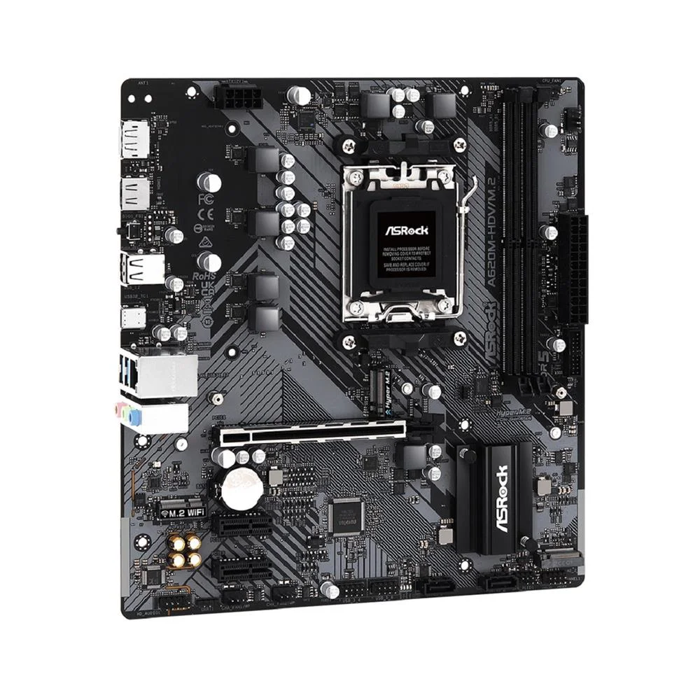 Placa Me Asrock AMD Am5 A620 M2 DDR5 KaBuM