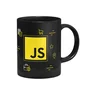 Caneca Dev,New Mug Javascript Js,Preta