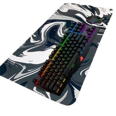 Mouse Pad Gamer Speed Abstract Abstrato Cinza