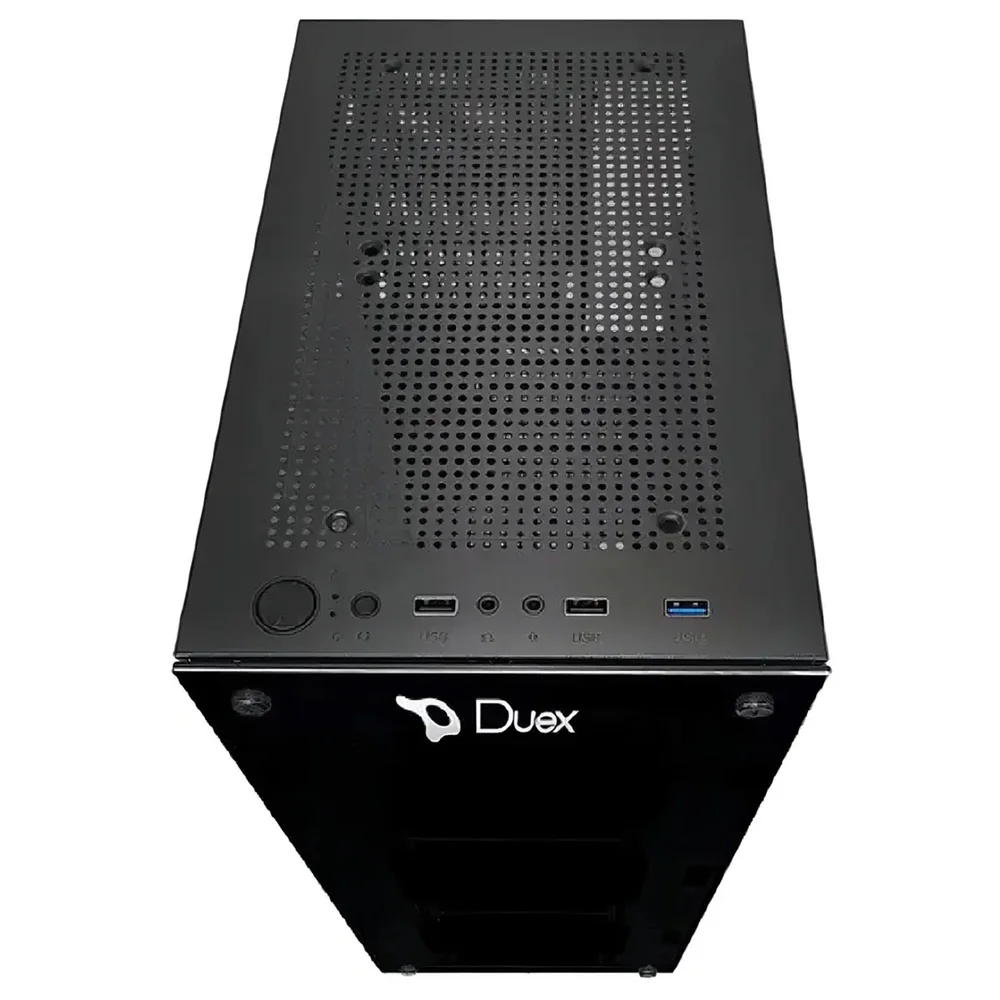 Gabinete Gamer Duex, Vidro Temperado, M-ATX, ITX, 4 Fans, Preto - Dx305t-rgb-fan Gabinete Gamer Duex, Vidro Temperado, M-ATX, ITX, 4 Fans, Preto - Dx305t-rgb-fan
