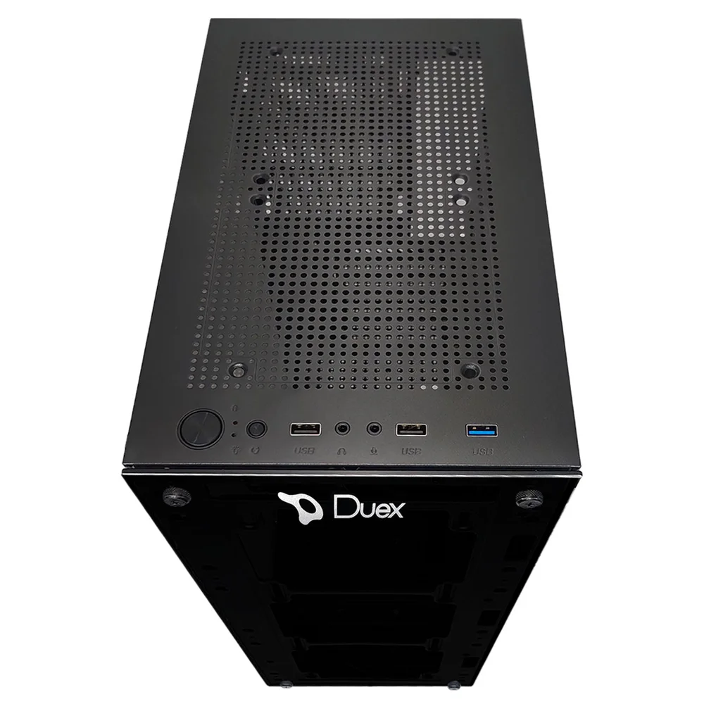 Gabinete Gamer Duex, Vidro Temperado, M-ATX, ITX, 4 Fans, Preto - Dx305t-rgb-fan Gabinete Gamer Duex, Vidro Temperado, M-ATX, ITX, 4 Fans, Preto - Dx305t-rgb-fan