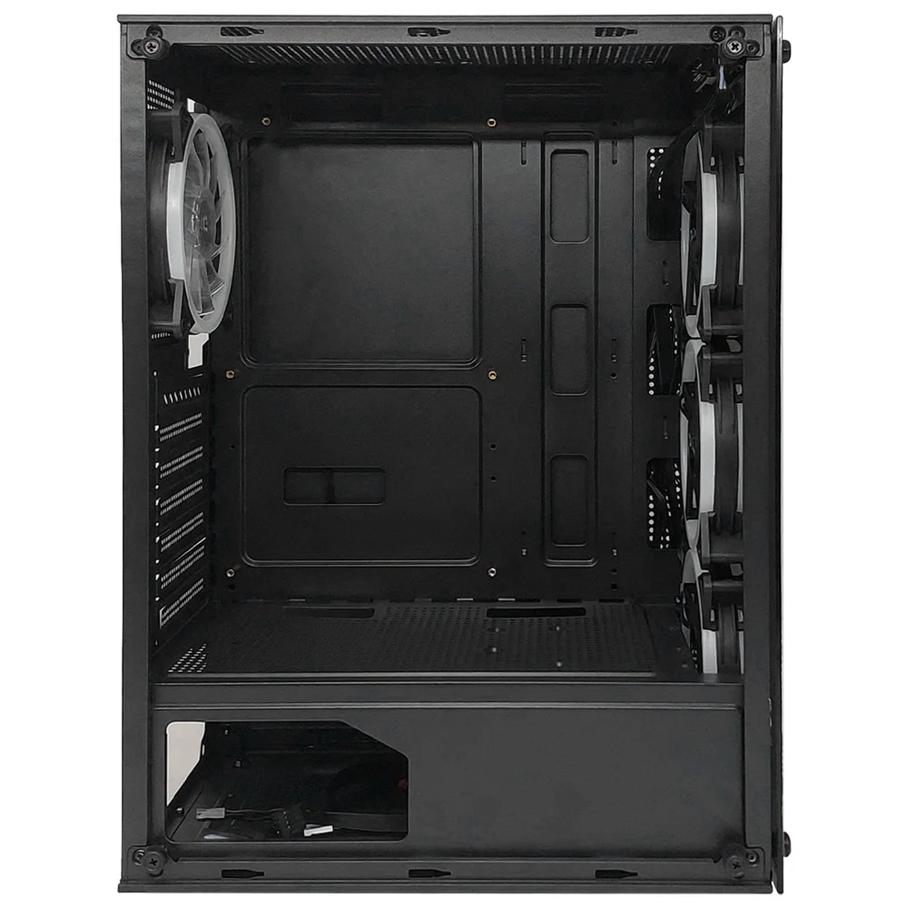 Gabinete Gamer Duex, Vidro Temperado, M-ATX, ITX, 4 Fans, Preto - Dx305t-rgb-fan Gabinete Gamer Duex, Vidro Temperado, M-ATX, ITX, 4 Fans, Preto - Dx305t-rgb-fan