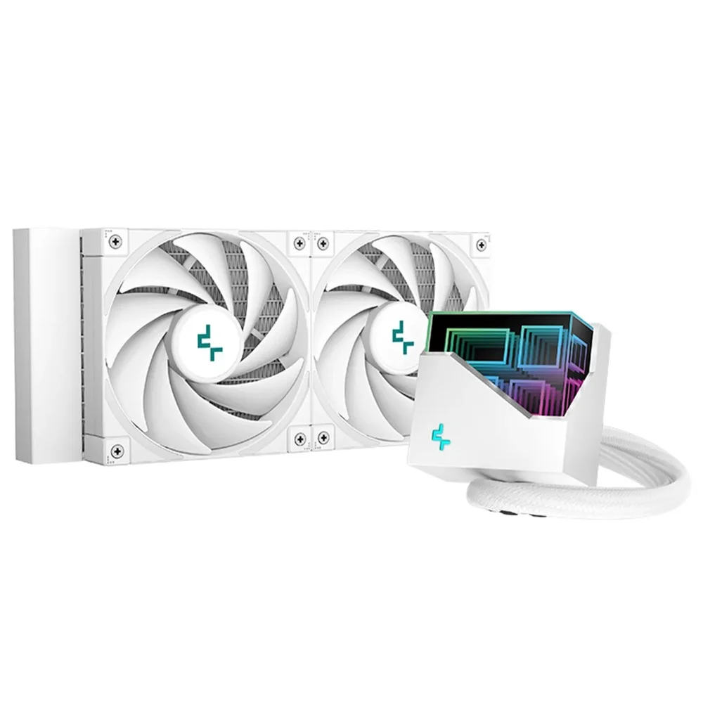 DeepCool LT520 WH 240mm 簡易水冷 CPUクーラー Water Cooler Deepcool LT520 WH KaBuM