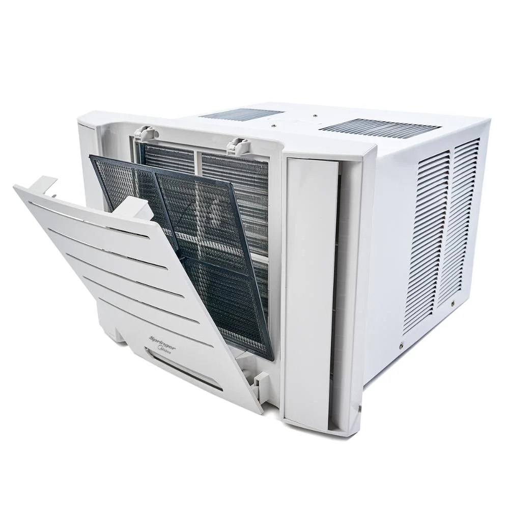Ar-condicionado De Janela Springer Midea, 10.000 BTU/H, Eletrônico, Frio, Branco, 127V - QCK108RB Ar-condicionado De Janela Springer Midea, 10.000 BTU/H, Eletrônico, Frio, Branco, 127V - QCK108RB