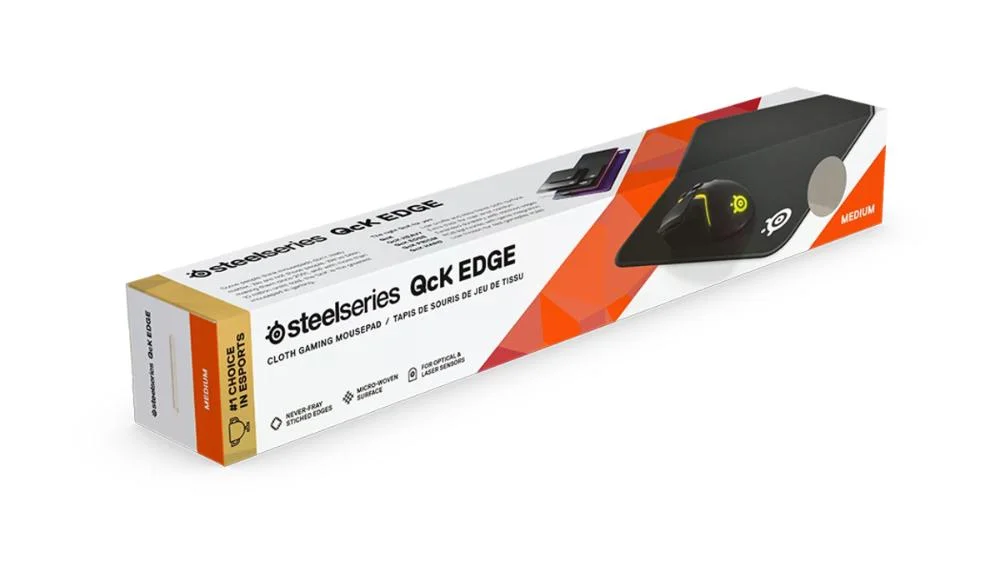 Mousepad Gamer Steelseries Qck Edge Medium KaBuM