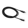 Cabo Intelbras USB-C - Lightning, 1,2m, PVC Preto - Eucl 12pp