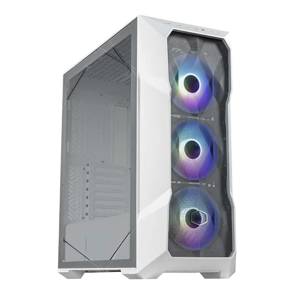 Gabinete Gamer Cooler Master Masterbox Td500 Mesh V2 White, Mid Tower, Vidro, Sem Fonte, 3x Fans, ARGB, Td500v2-wgnn-s00 Gabinete Gamer Cooler Master Masterbox Td500 Mesh V2 White, Mid Tower, Vidro, Sem Fonte, 3x Fans, ARGB, Td500v2-wgnn-s00